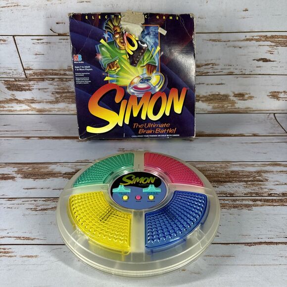 Milton Bradley Other - SIMON Electronic Game Ultimate Brain Battle CLEAR Milton Bradley 1994